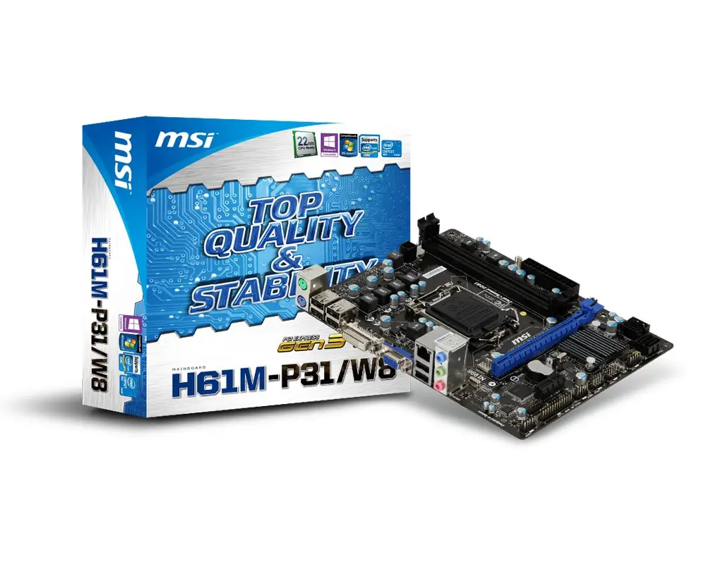 MSI H61M-P31/W8