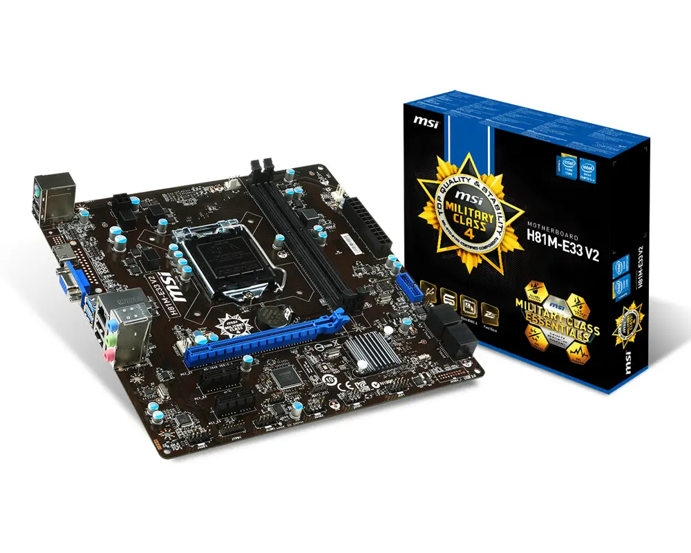 MSI H81M-E33 V2 7846-040R