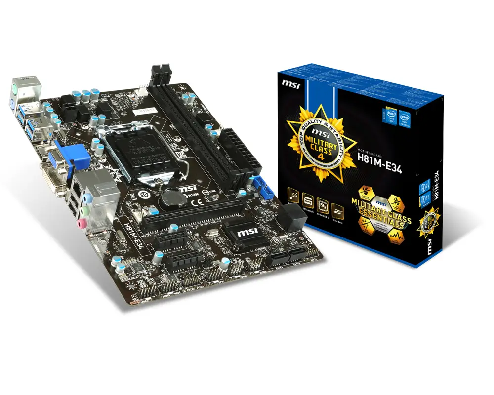MSI H81M-E34 7817-058R