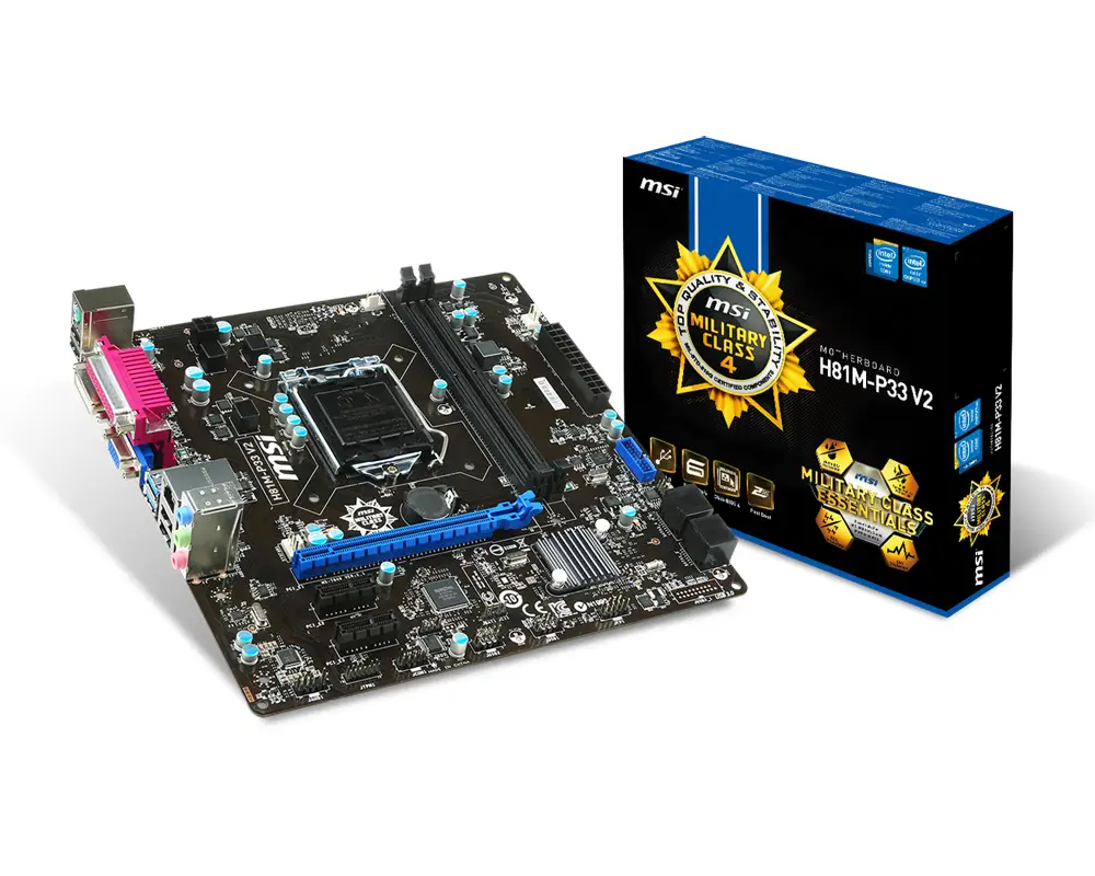 MSI H81M-P33 V2 7846-050R