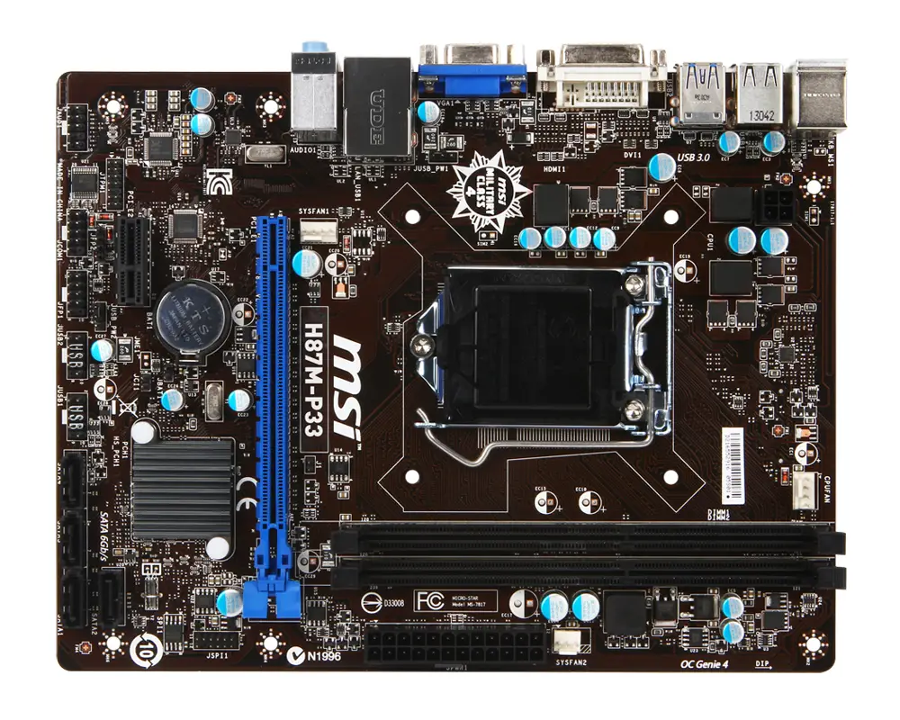 MSI 1 H87M-P33 7817-020R