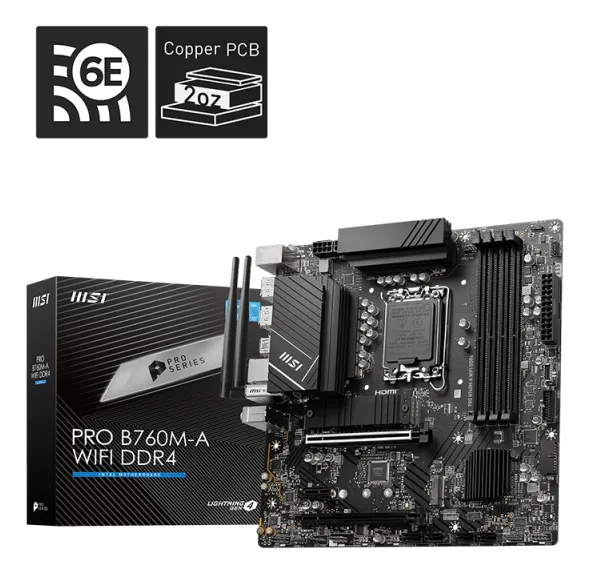 MSI PRO B760M-A PROB760MAWID4