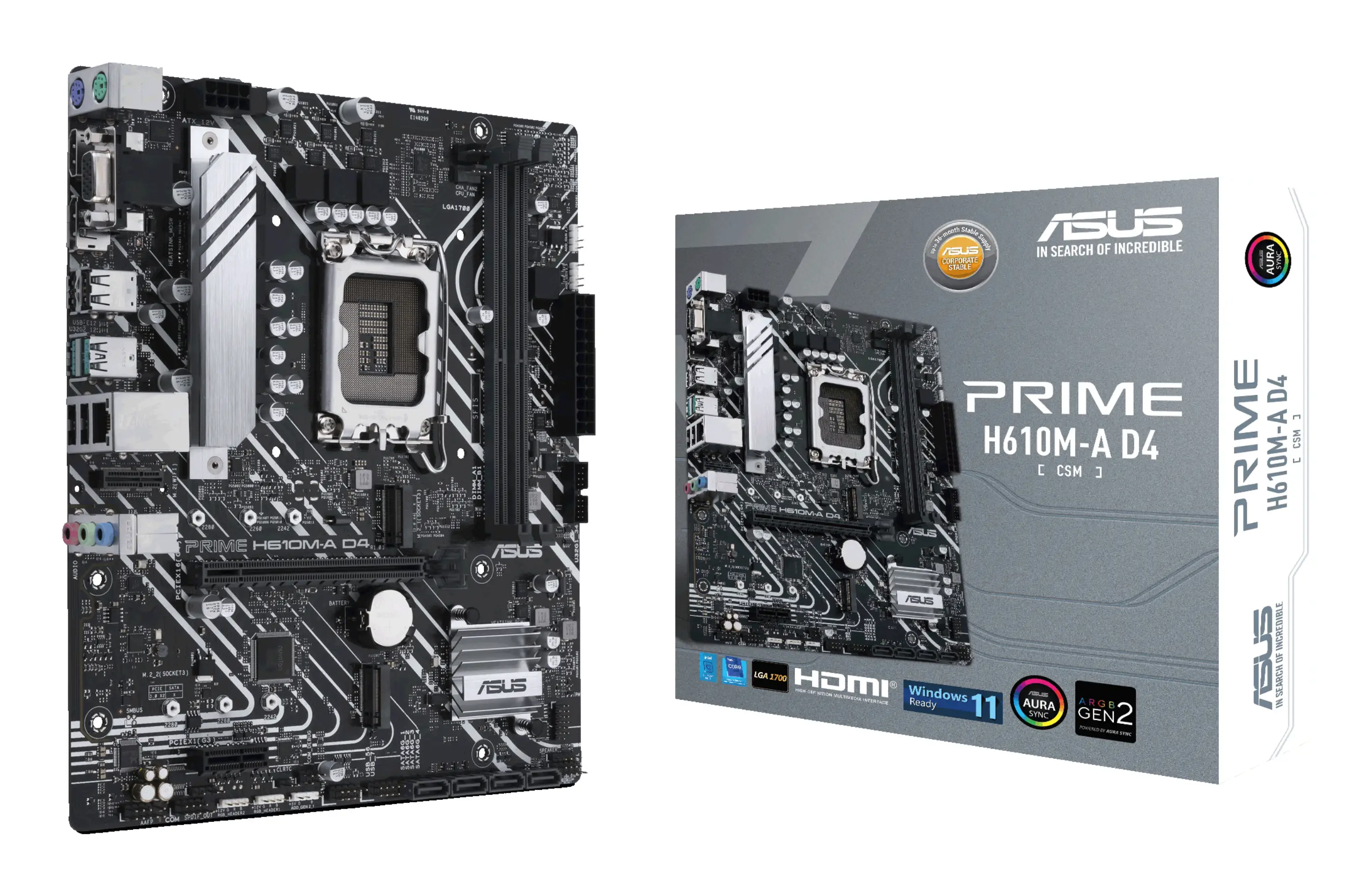 ASUS PRIME H610M-A D4-CSM 90MB19P0-M0EAYC