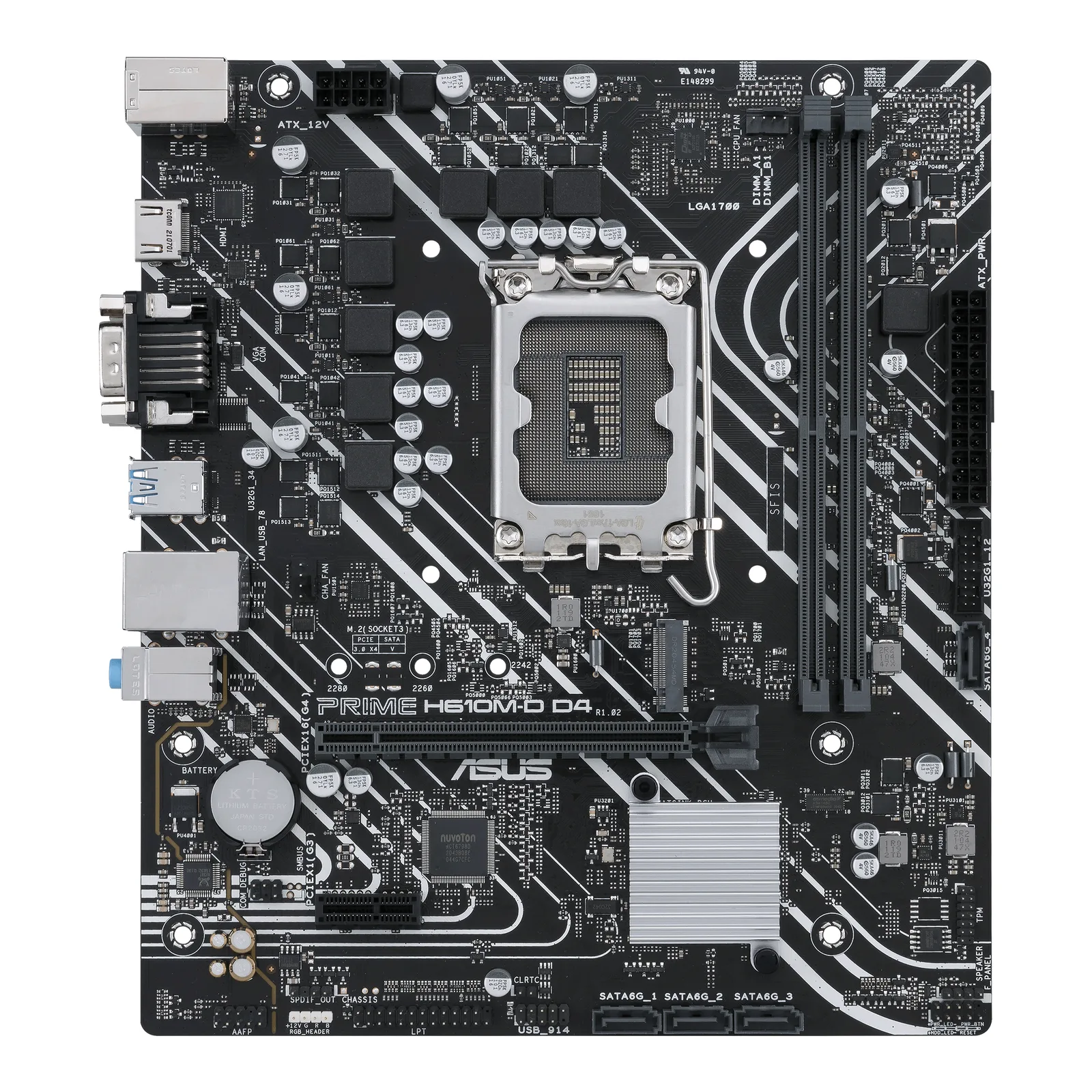 ASUS PRIME H610M-D D4-CSM