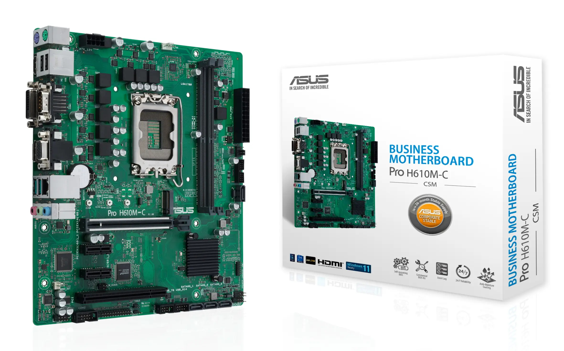 ASUS Pro H610M-C-CSM 90MB1AT0-M0EAYC