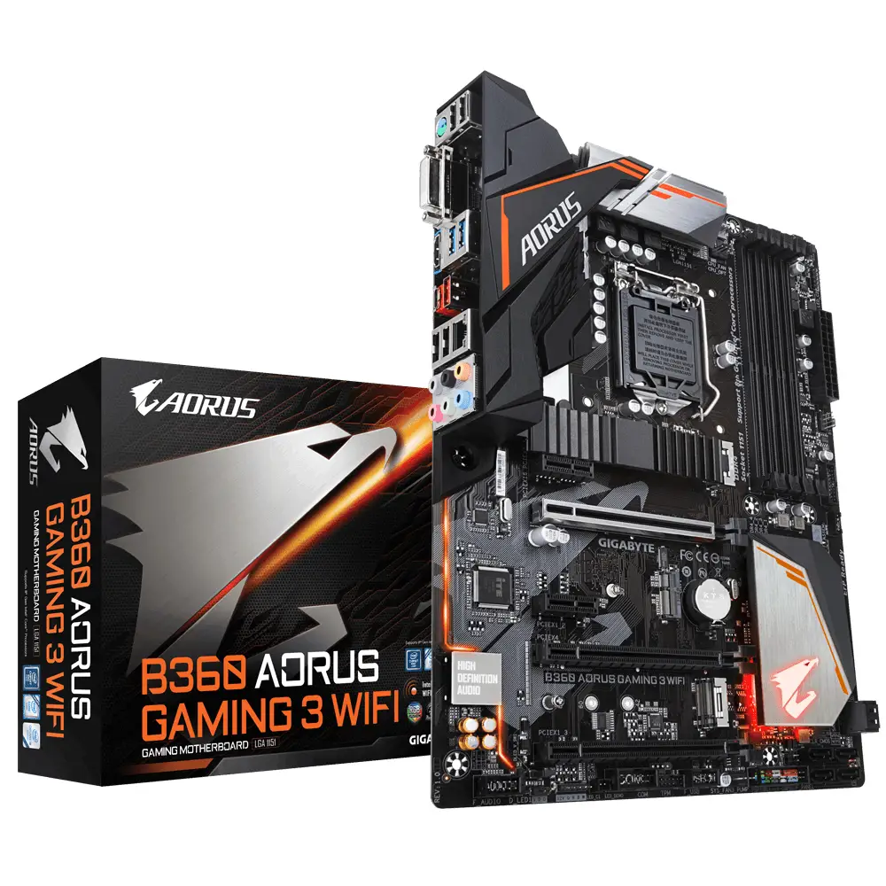 GIGABYTE B360 AORUS GAMING 3 WIFI GAB36AG3W-00-GA