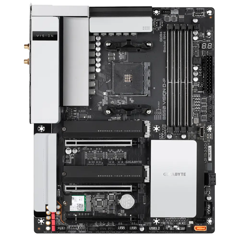 GIGABYTE B550 VISION D-P (rev. 1.0) GAB55VSDP-00-G
