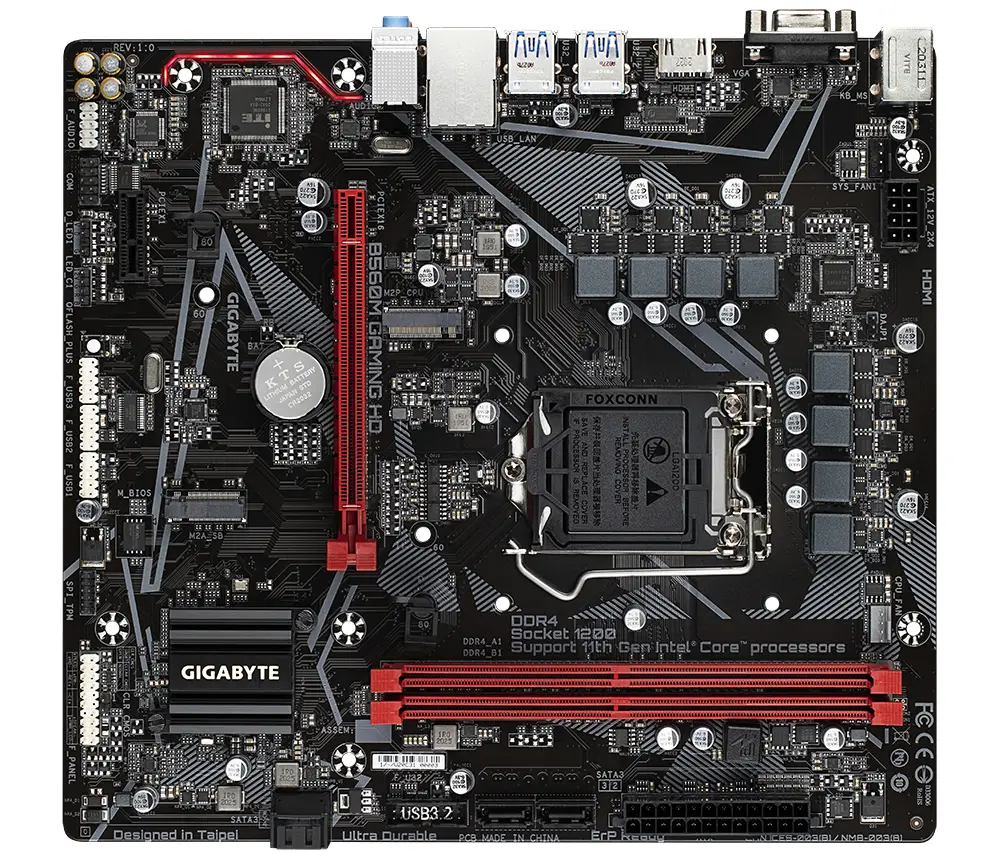 GIGABYTE B560M GAMING HD