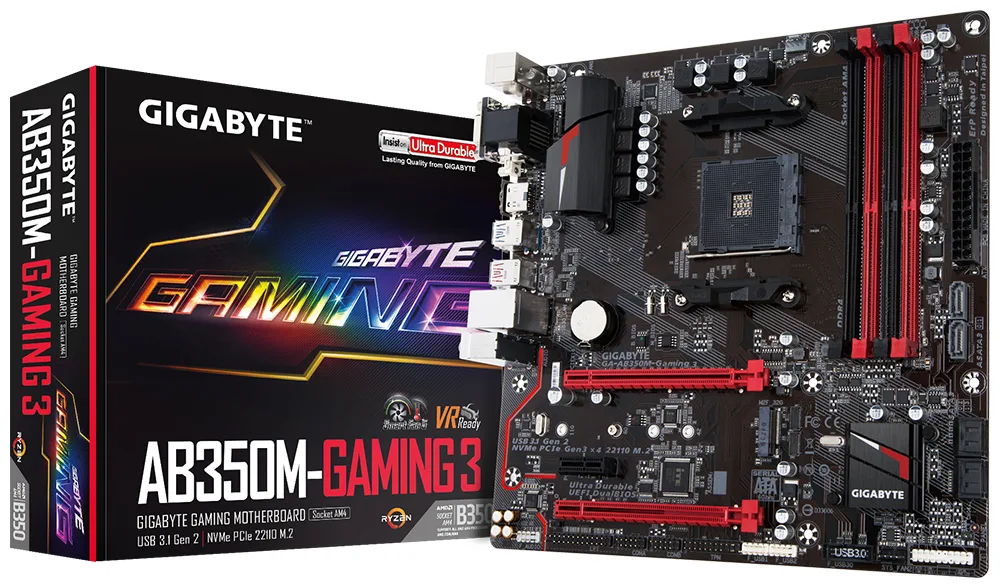 GIGABYTE GA-AB350M-Gaming 3 GAAB35MG3-00-G