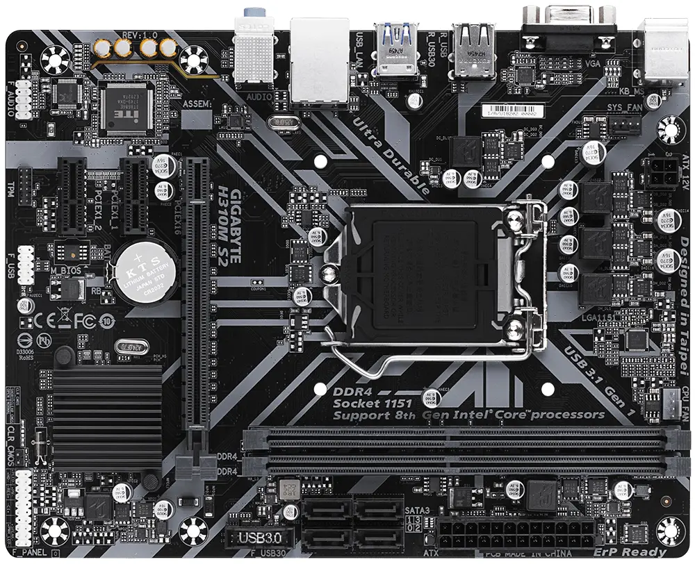 GIGABYTE H310M S2 (rev. 1.0) GAH31MS2-00-G