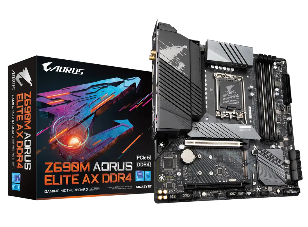 GIGABYTE Z690M AORUS ELITE AX DDR4 Z690M AORUS ELITE AX DDR4 (rev. 1.x)