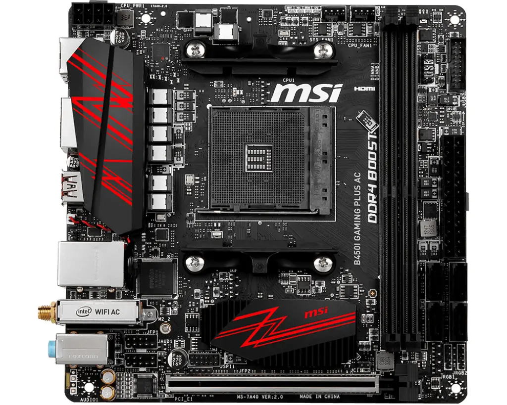 MSI B450I Gaming Plus AC