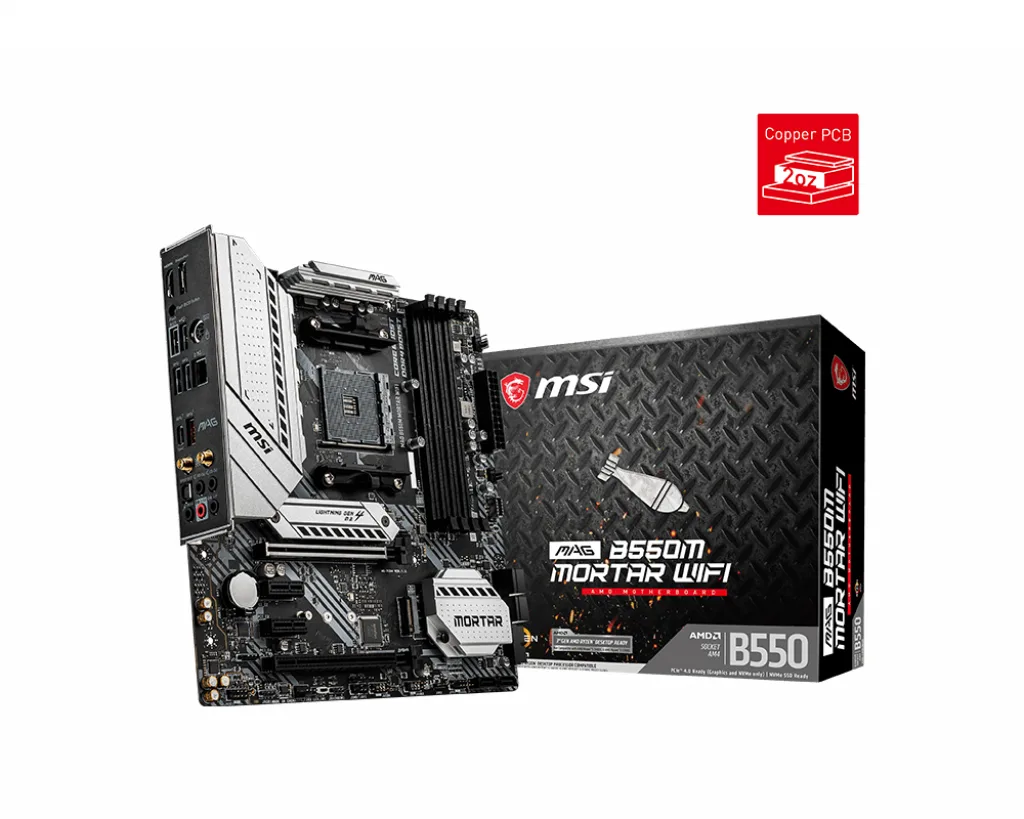 MSI MAG B550M MORTAR WIFI 4719072728649