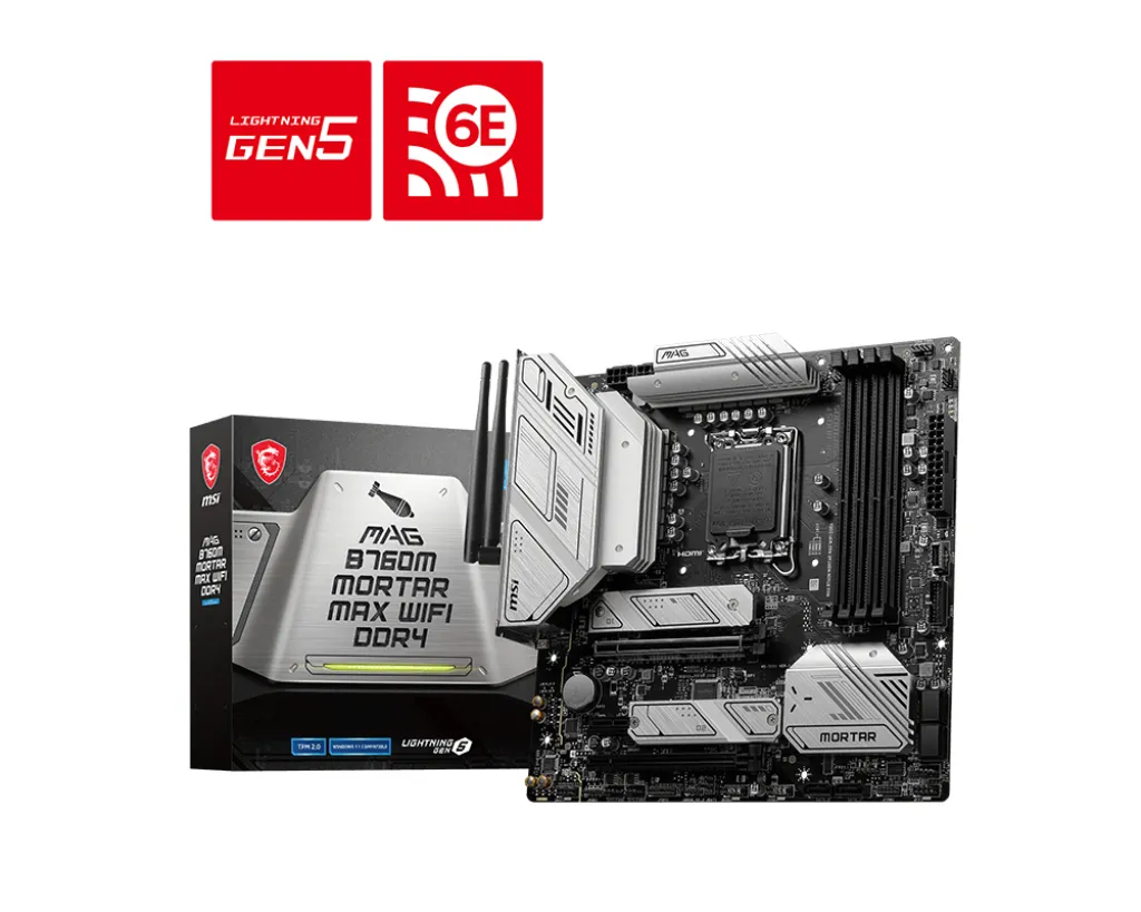 MSI MAG B760M MORTAR MAX WIFI DDR4