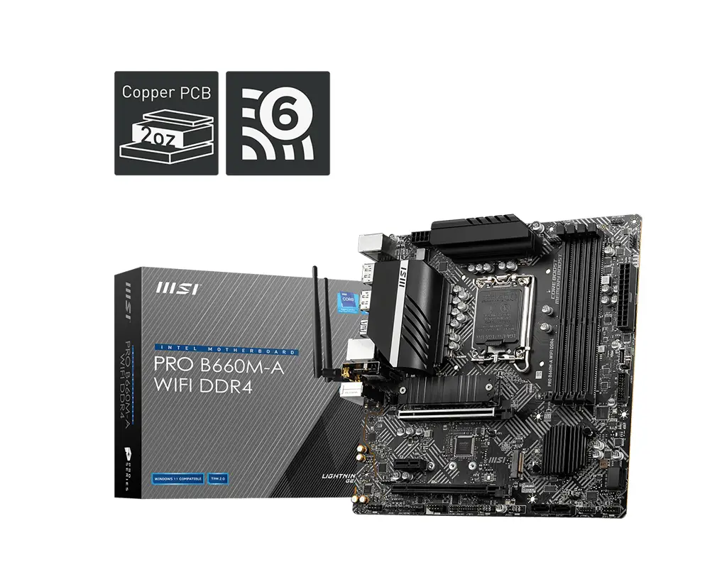 MSI PRO B660M-A WIFI DDR4