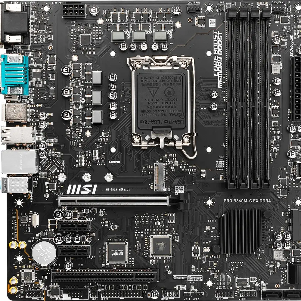 MSI Pro B660M-C EX DDR4 7D24-001R