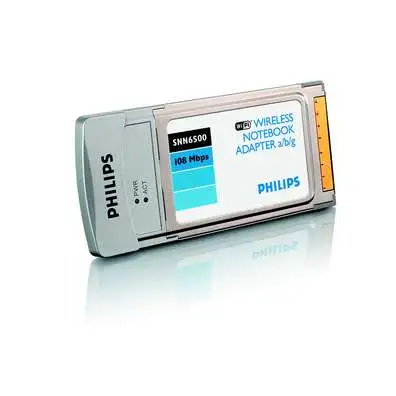 Philips 11a/b/g True Turbo Wireless Notebook Adapter SNN6500/00