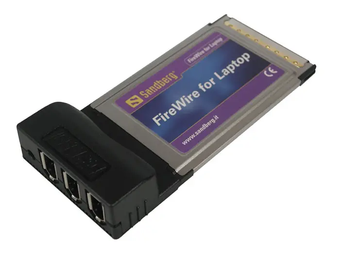Sandberg FireWire for Laptop (3 ports) 132-01
