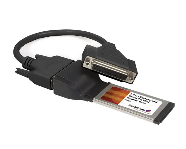 StarTech.com 1 Port ExpressCard Parallel Laptop Adapter Card EC1UP