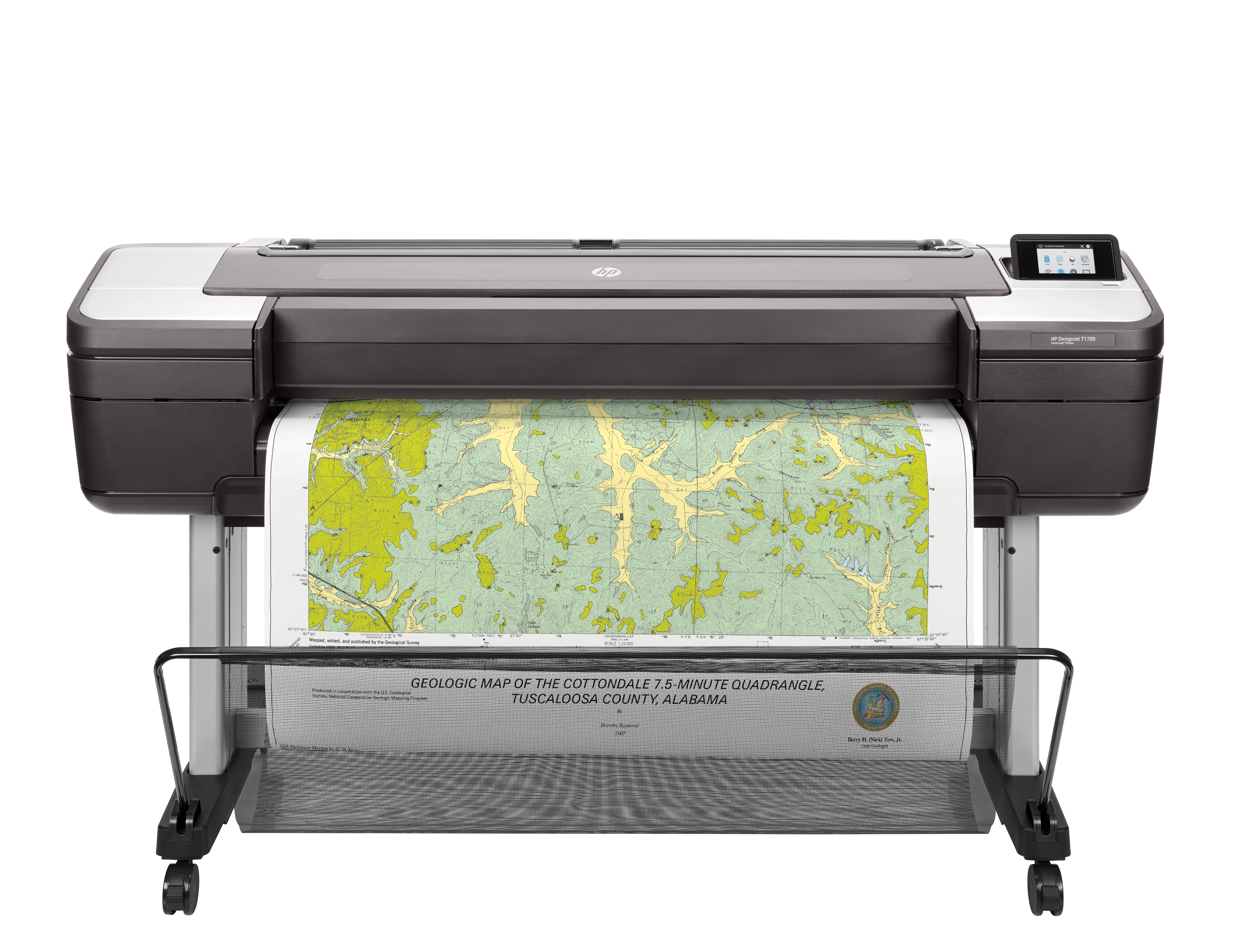 HP DesignJet T1700dr 44-in PostScript Printer 1VD88F#B19