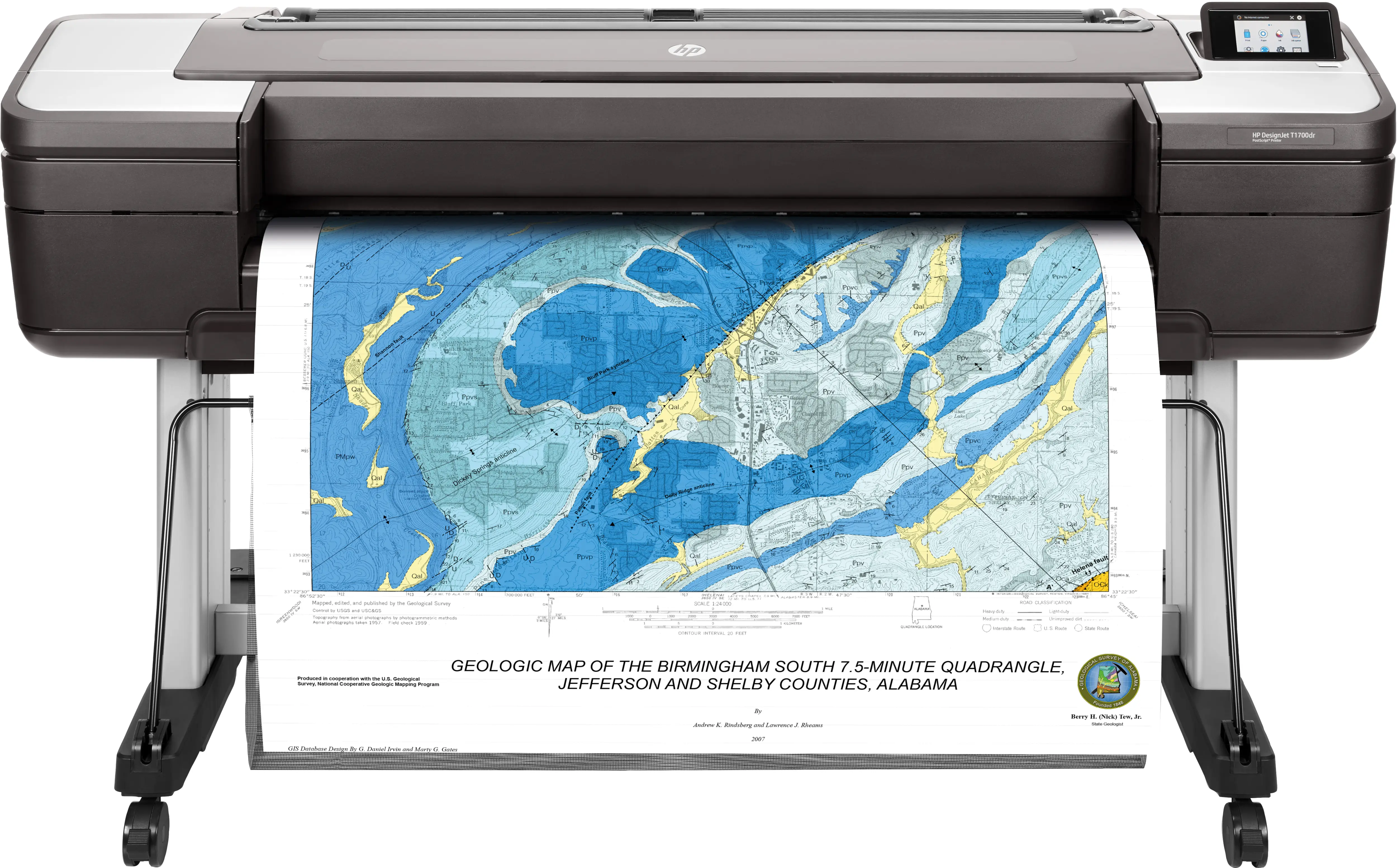 HP DesignJet T1700dr 44-in Printer W6B56A#B19