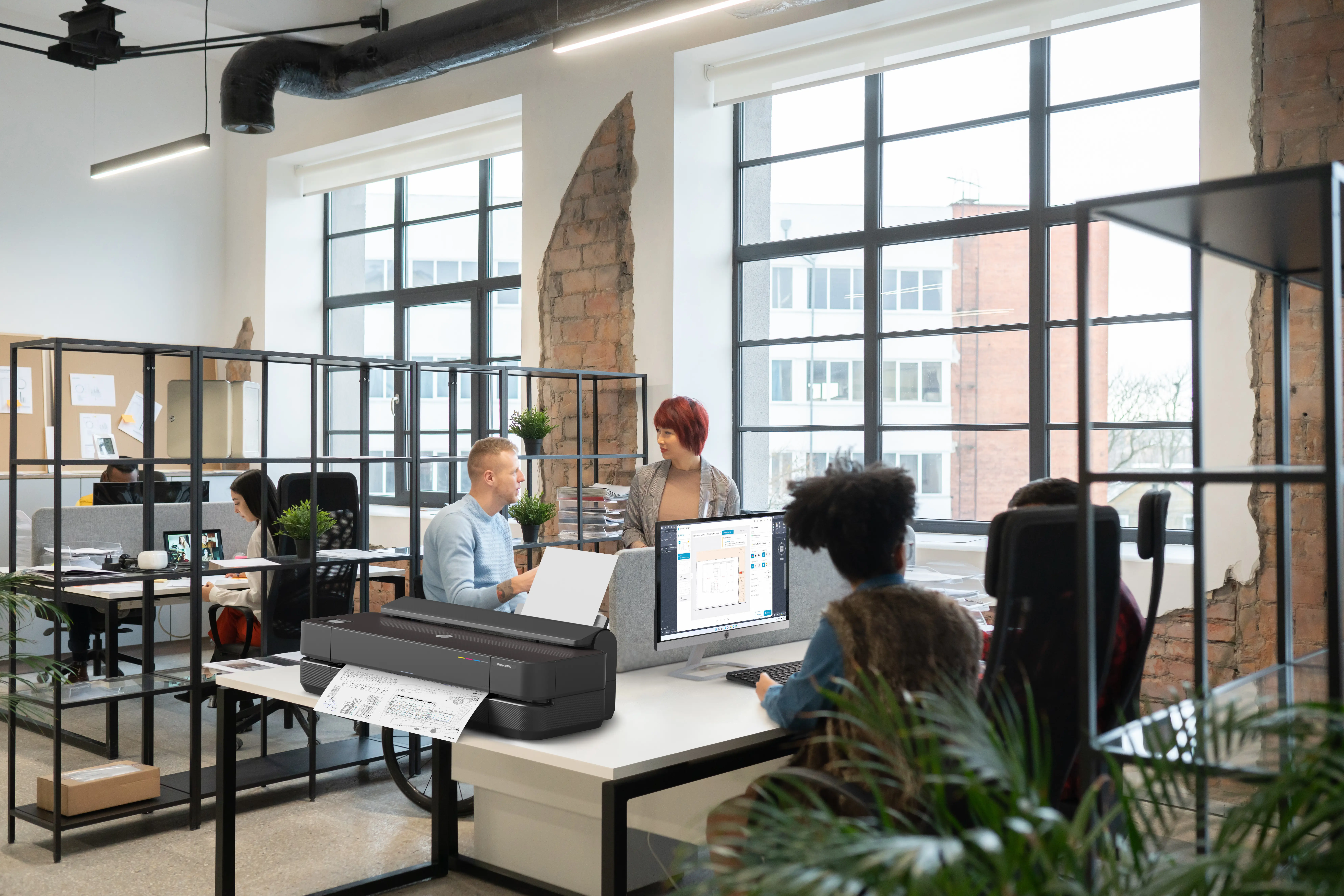 HP DesignJet T1708 44-in PostScript Printer 1VD84A