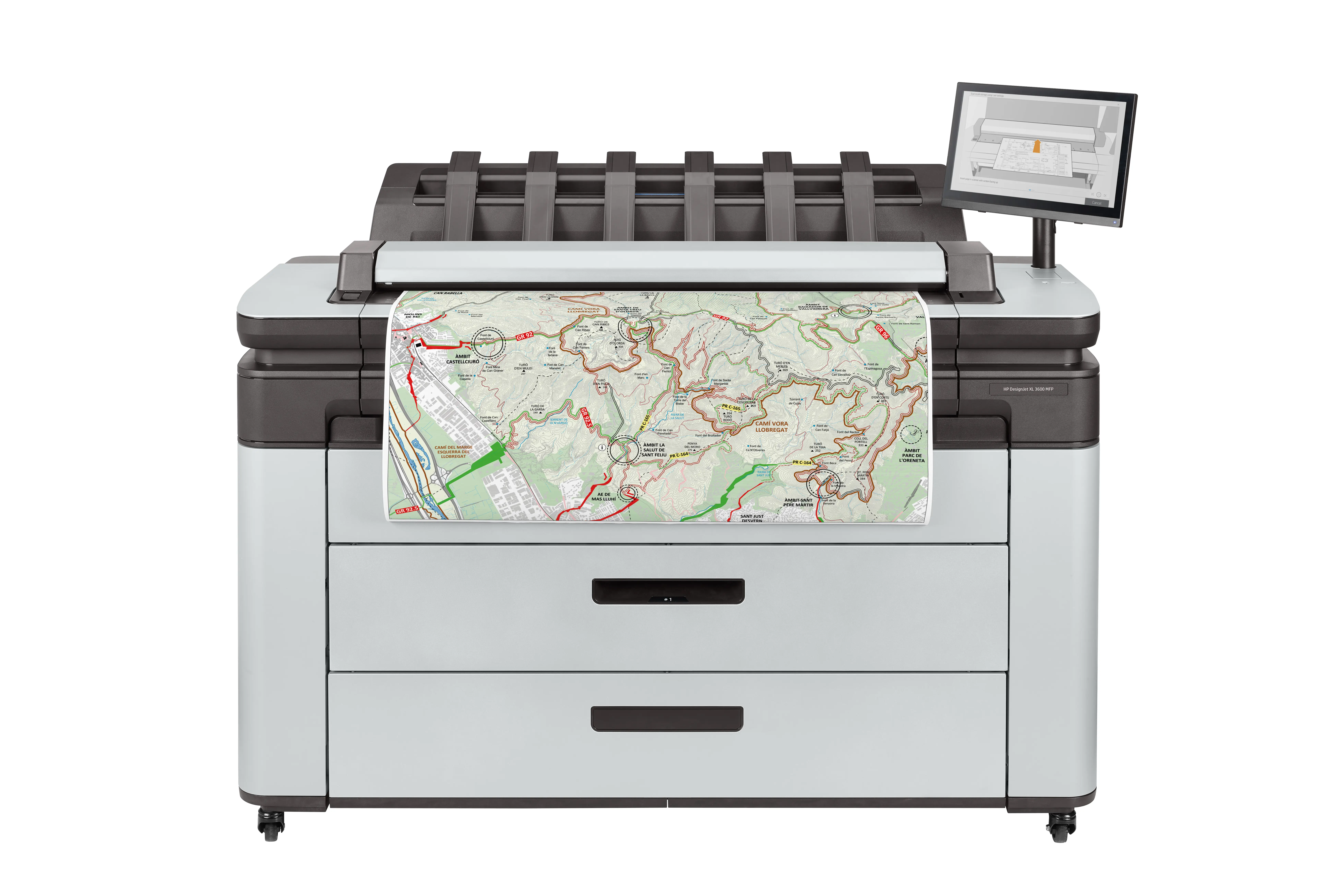 HP DesignJet XL 3600dr 36-in Multifunction Printer 6KD25A