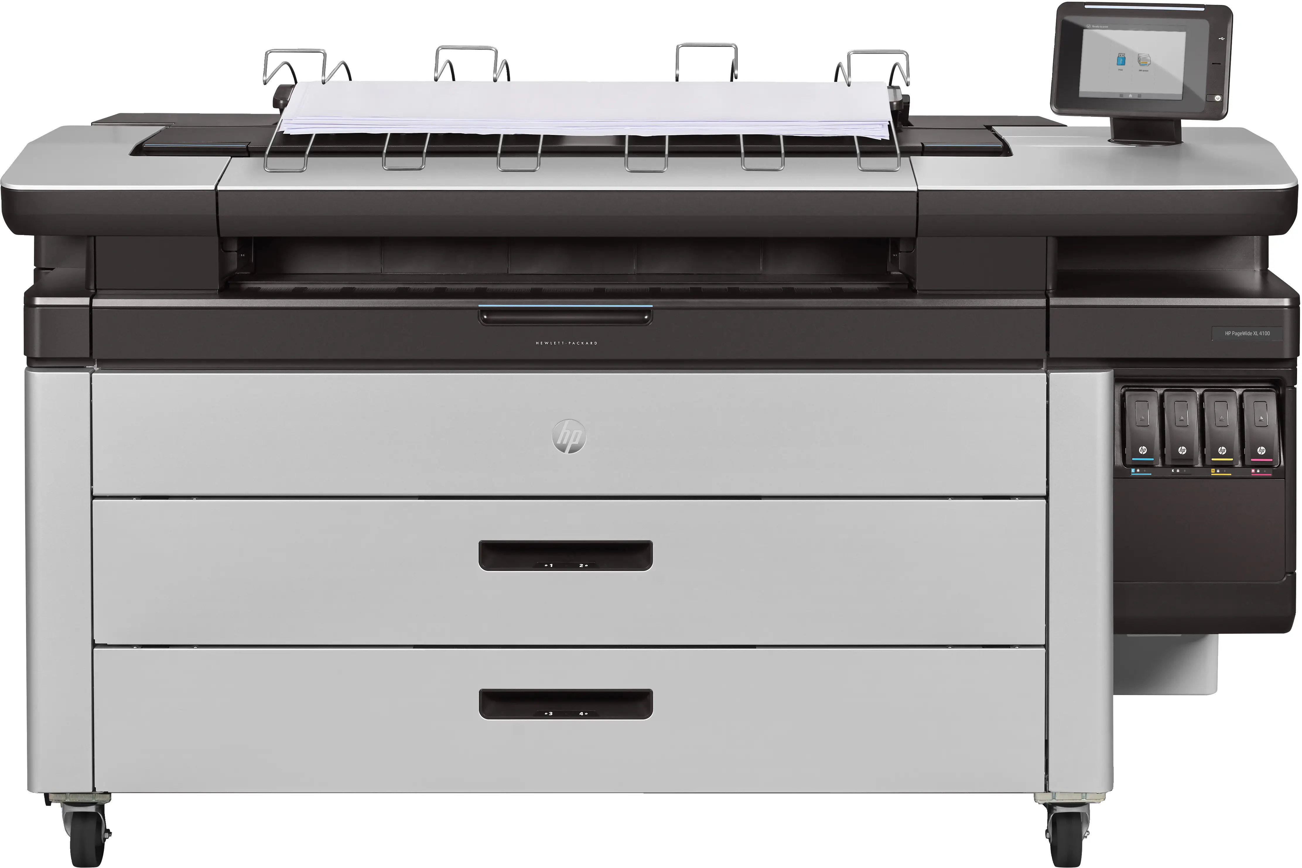 HP PageWide XL 4100 40-in Multifunction Printer with Top Stacker J2V02A