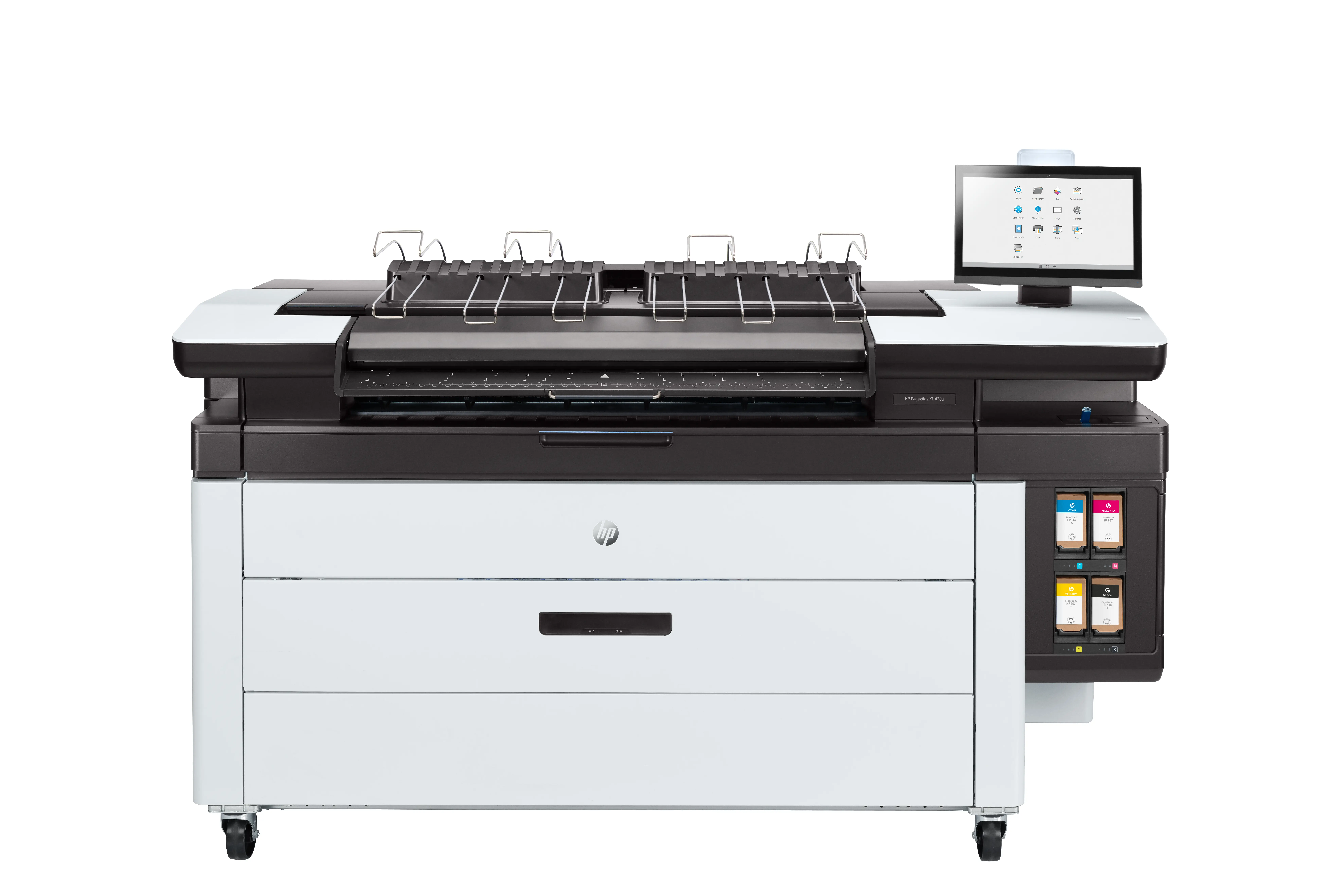 HP PageWide XL 4200 40 inç Üst İstifleyicili Yazıcı 4VW12A#B19