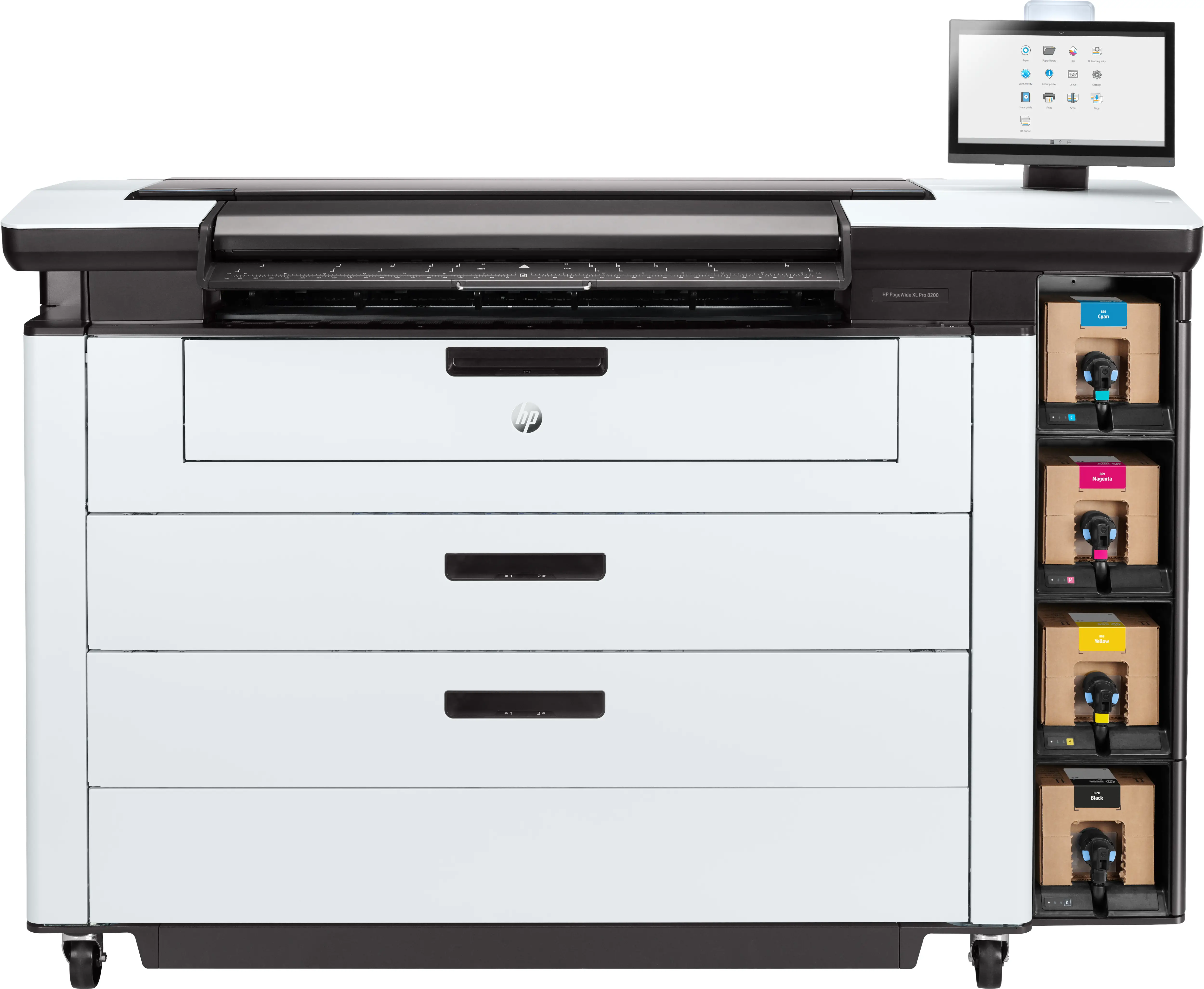 HP PageWide XL Pro 8200 40-in Multifunction Printer 4VW20A#B19