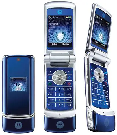Motorola MOTOKRZR K1 Blue SE6122AXXN1