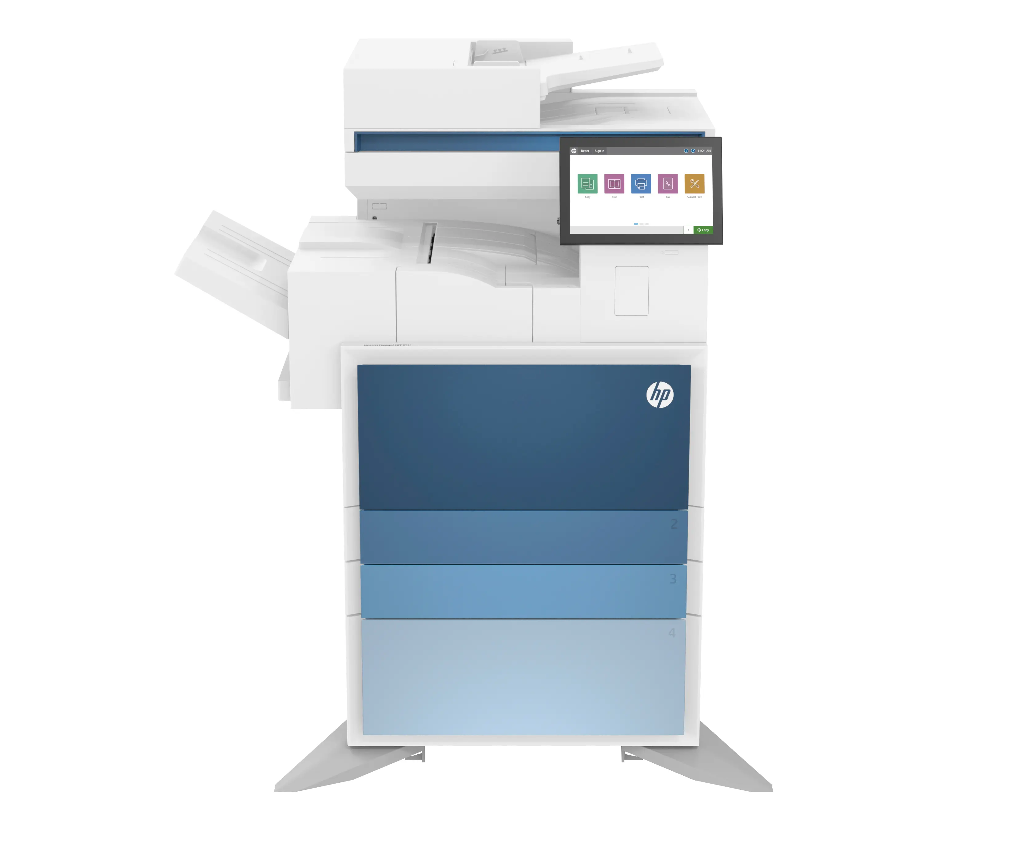 HP LaserJet E731dn Multifunction Siyah beyaz Yazıcı, alnızca Ethernet; Fotokopi Makinesi, Tarayıcı 5QJ98A 5QJ98A#BGJ
