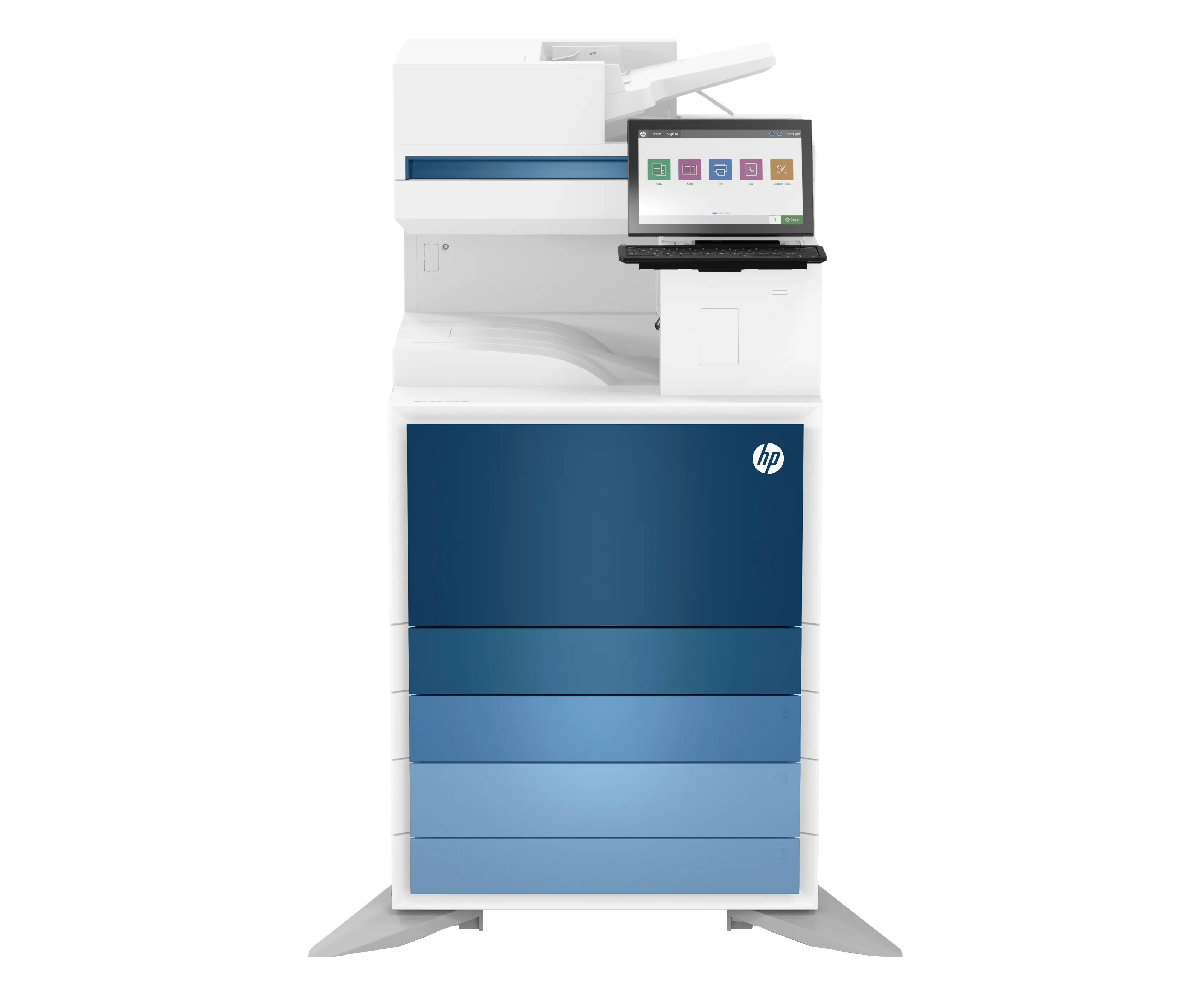 HP LaserJet Flow E826z Multifunction Siyah beyaz Yazıcı, alnızca Ethernet; Fotokopi Makinesi, Tarayıcı 5QK13A 5QK13A#201