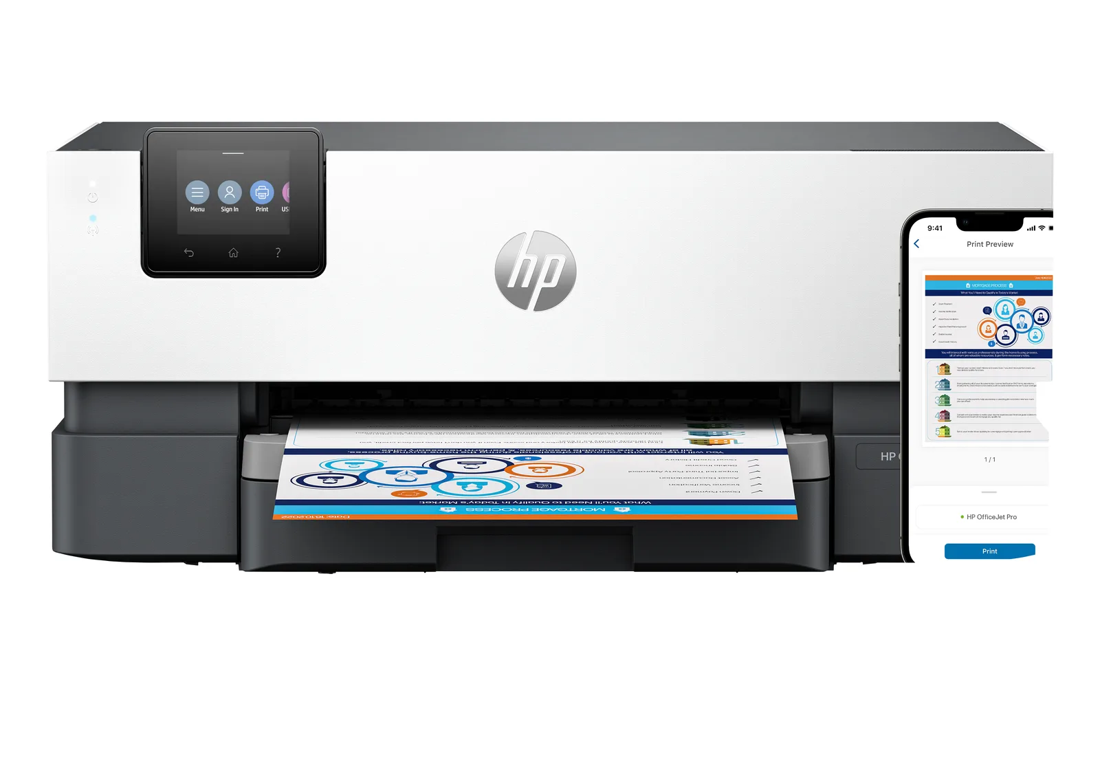HP OfficeJet Pro 9117b Kablosuz Renkli Yazıcı, Çift taraflı baskı 5A0S0C 5A0S0C#629