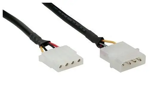 InLine 0.5m Power supply extension cable 29650L