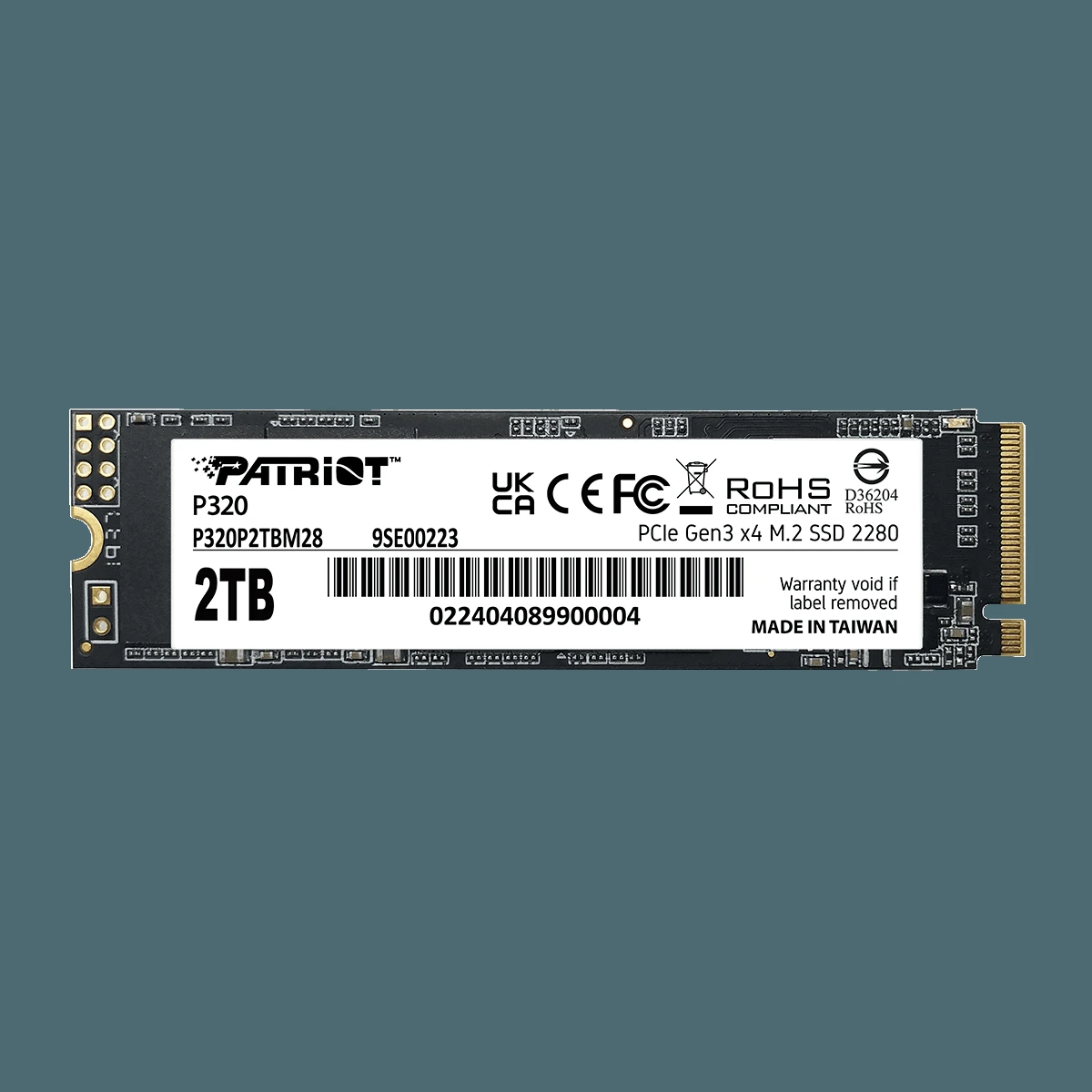Patriot P320 256 GB M.2 PCI Express 3.0 NVMe SSD Dahili SSD