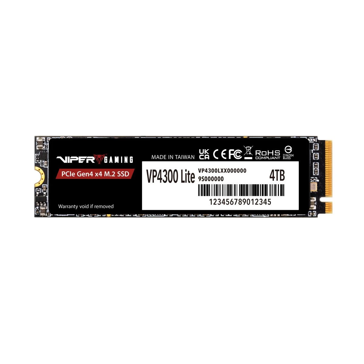 Patriot Viper VP4300 Lite 1 TB M.2 PCI Express 4.0 NVMe SSD Dahili SSD