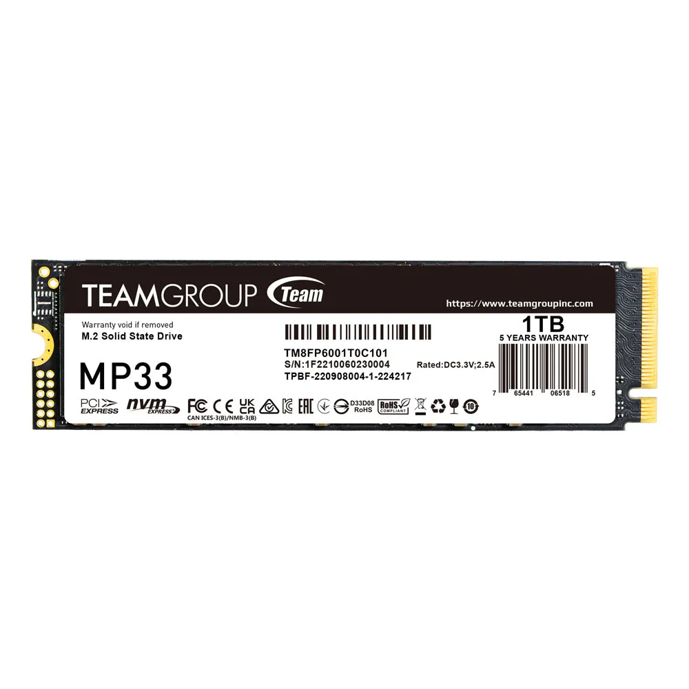 TeamGroup MP33 512 GB M.2 NVMe SSD
