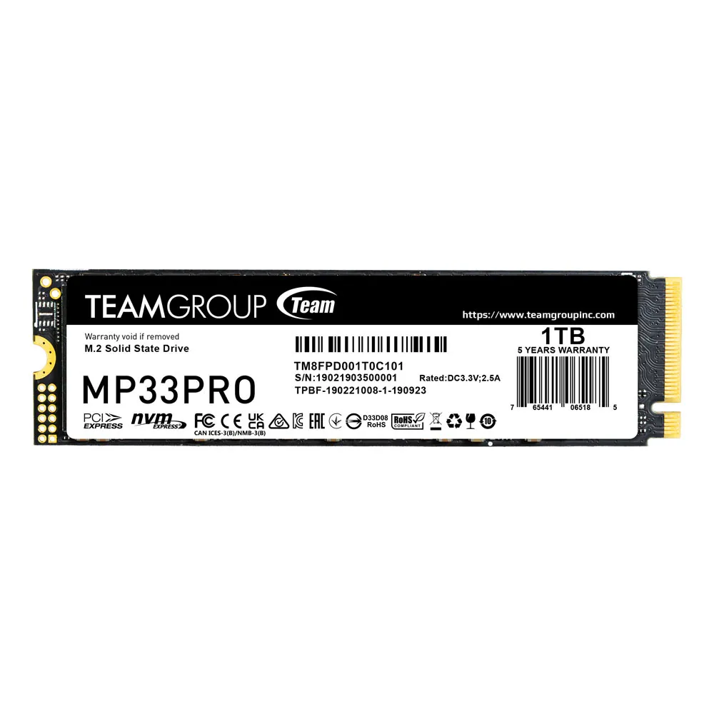 TeamGroup MP33 PRO 512 GB M.2 NVMe SSD