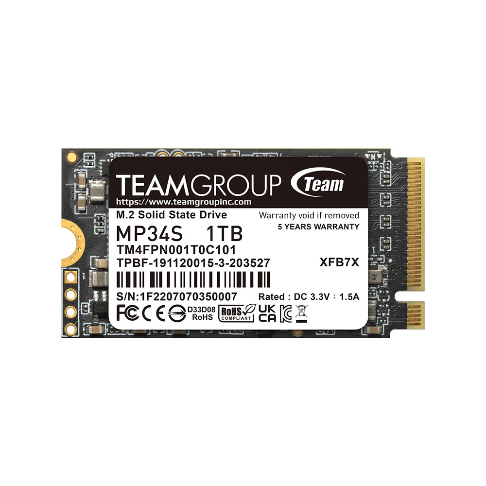 TeamGroup MP34S 1 TB M.2 NVMe SSD