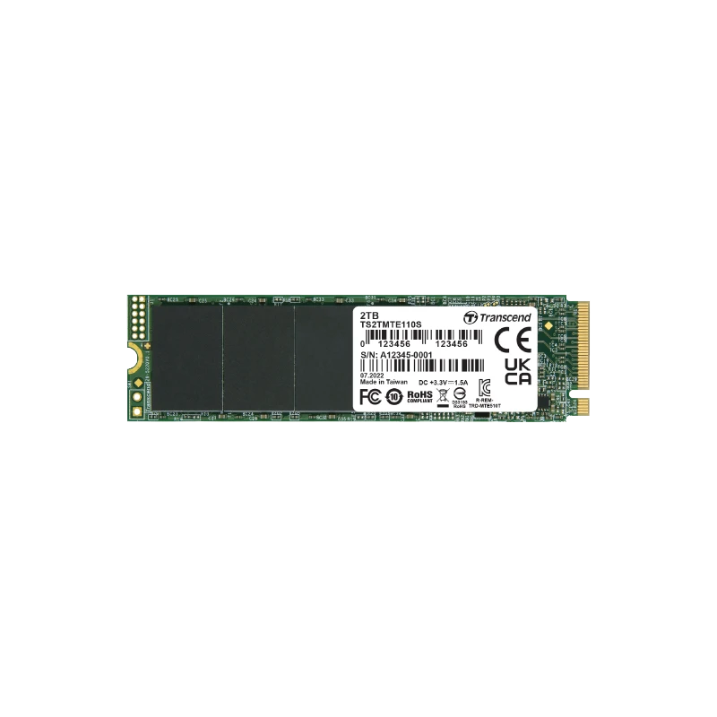 Transcend PCIe SSD 110S 512 GB M.2 PCI Express 3.0 NVMe SSD Dahili SSD