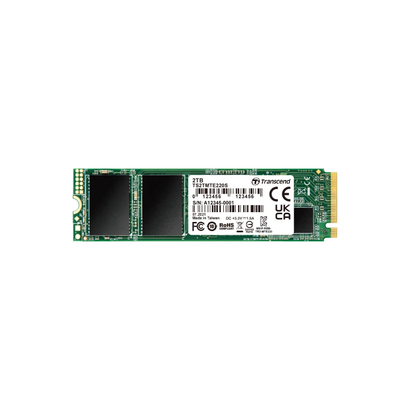 Transcend PCIe SSD 220S 1 TB M.2 PCI Express 3.0 NVMe SSD Dahili SSD