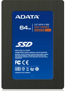 ADATA S596 64 GB 2.5" SSD Dahili SSD'