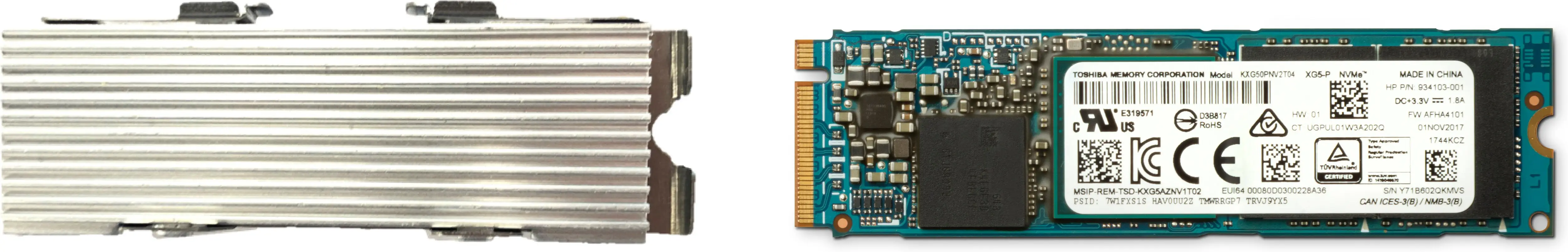 HP 2TB PCIe NVME TLC M.2 Z2 G5 Mini SSD 35F75AA