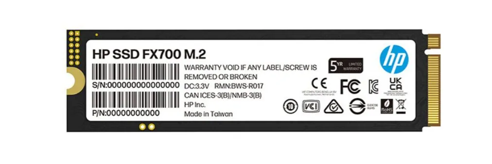 HP FX700 8U2N7AA 4 TB M.2 22x80 Gen4 NVMe SSD Dahili SSD'