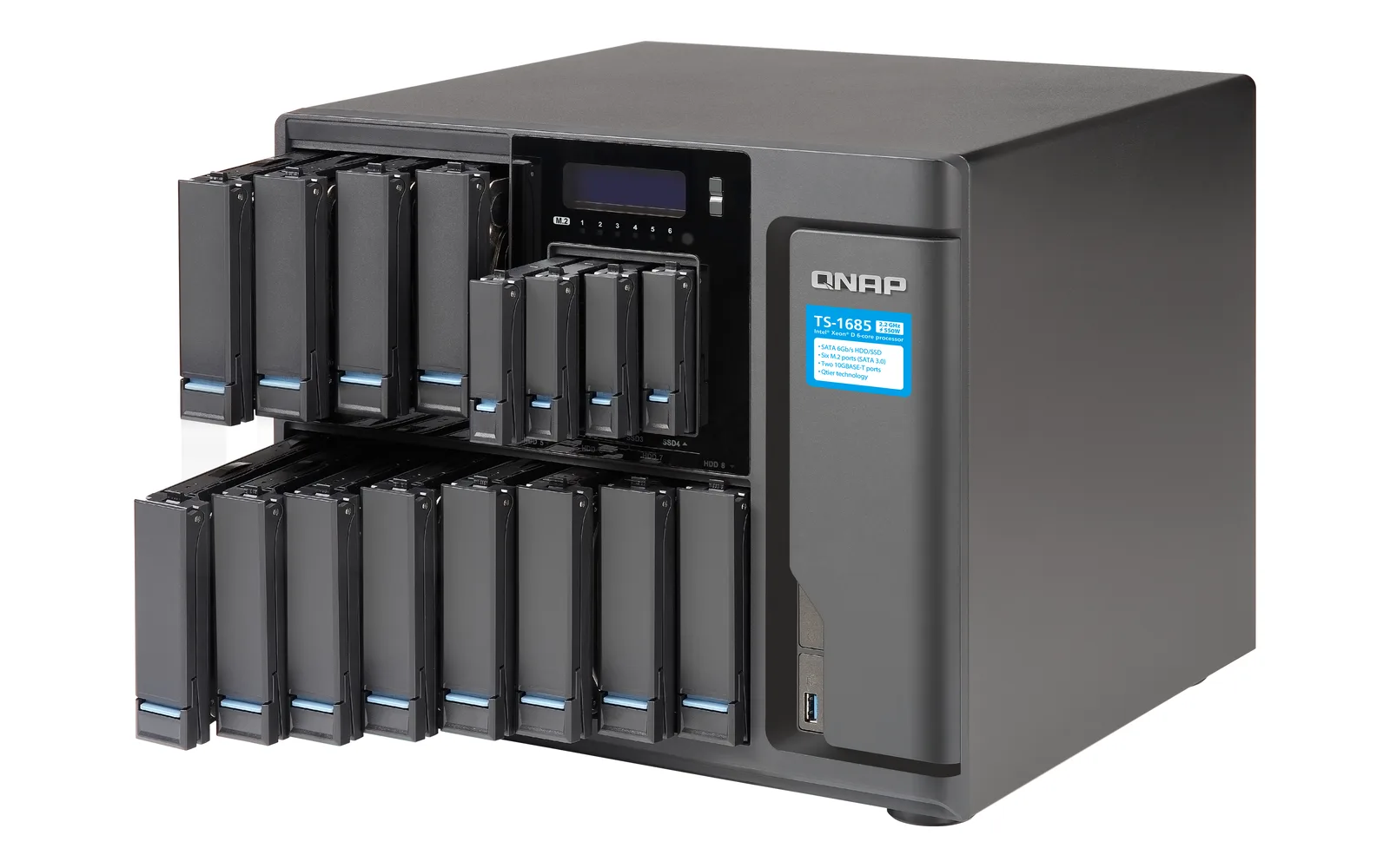 QNAP TS-1685 32 GB TS-1685-D1521-32G/120TB-RED