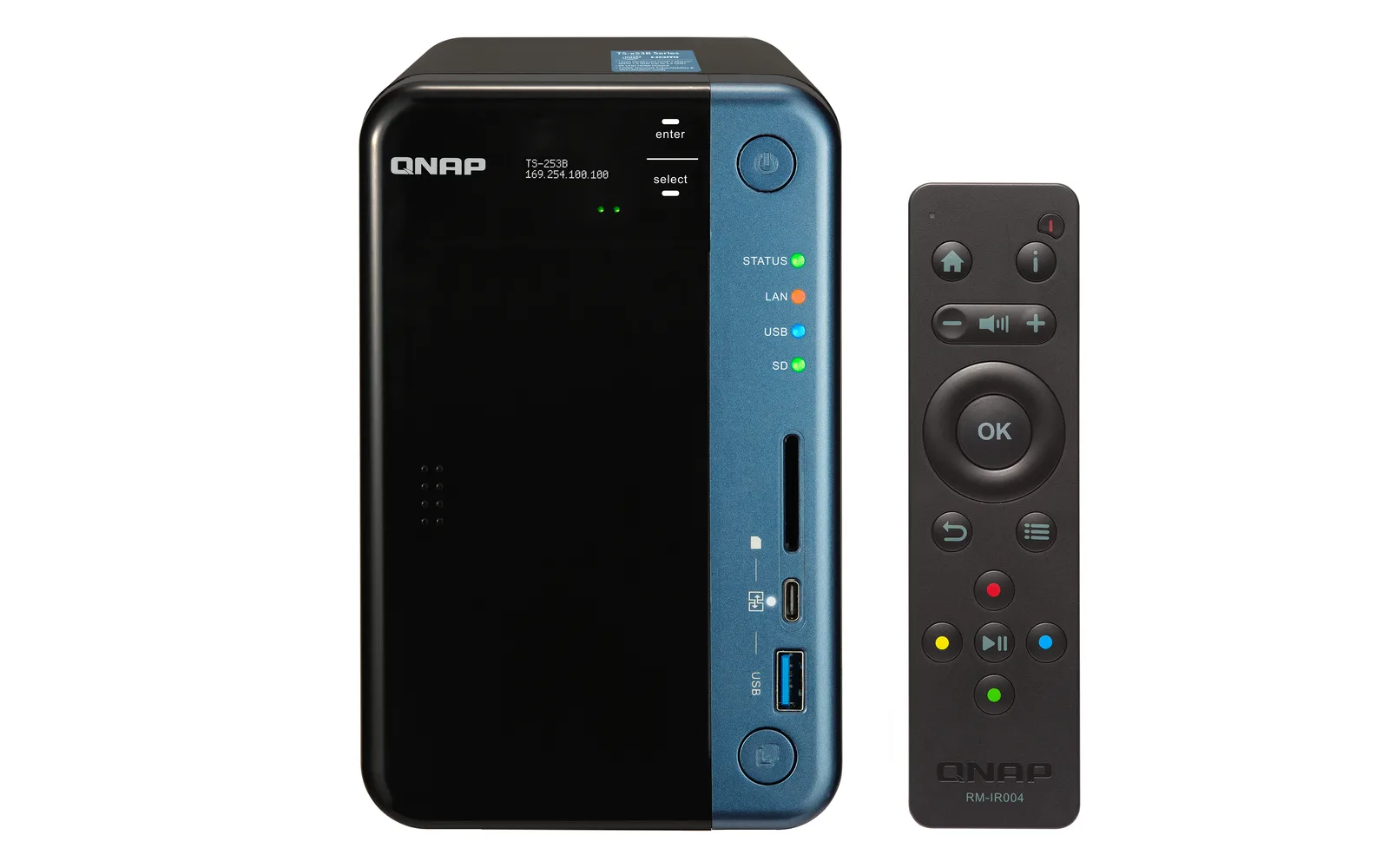 QNAP TS-253B 8 GB TS-253B-8G/20TB-RED