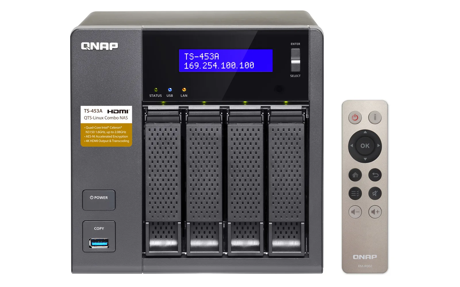 QNAP TS-453A 8 GB TS-453A-8G_4TB