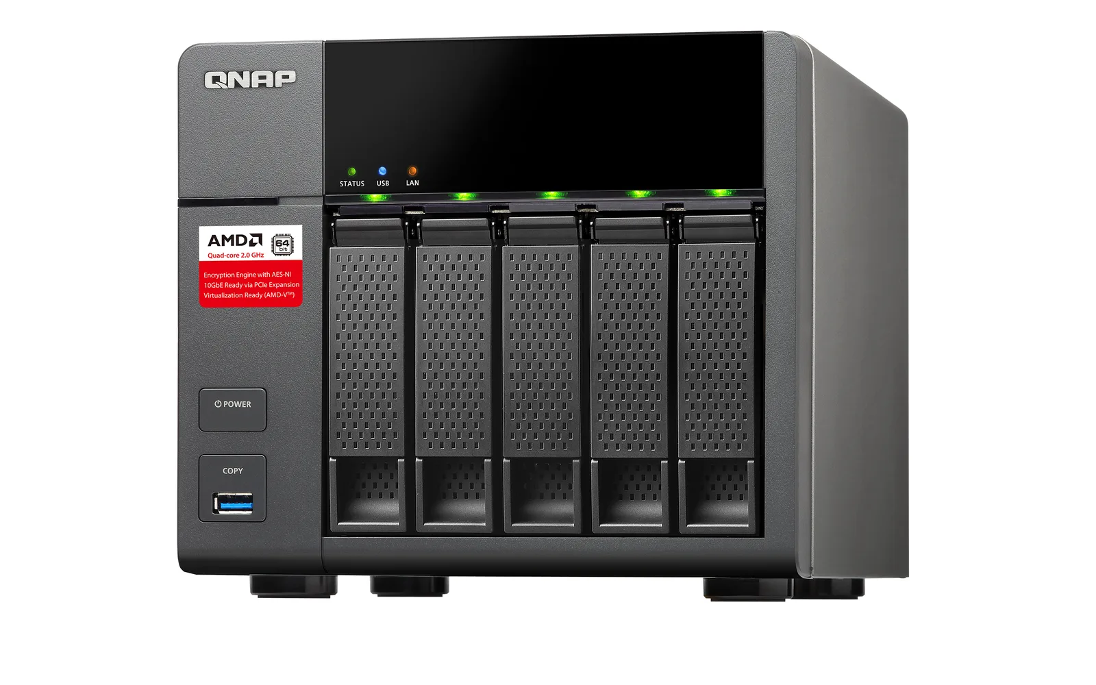 QNAP TS-563 2 GB TS-563-2G/50TB-RED