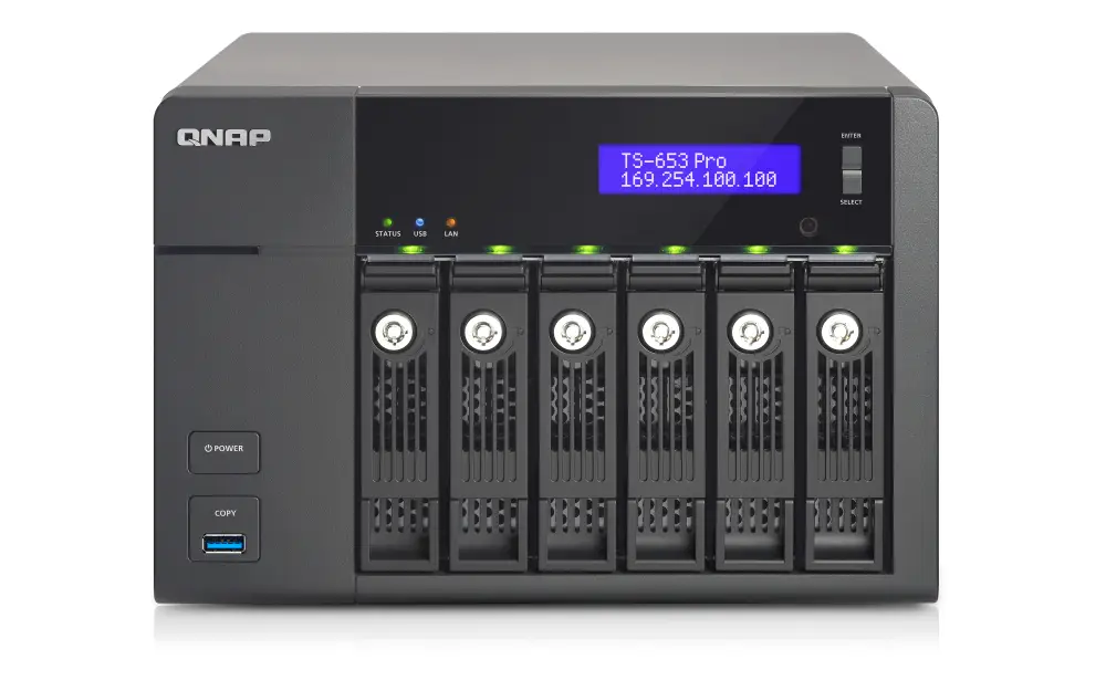 QNAP TS-653 Pro 8 GB TS-653 PRO-8G/18TB-RED